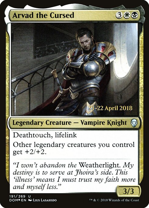 Arvad the Cursed (191s) (Foil) - Dominaria Promos - Game On