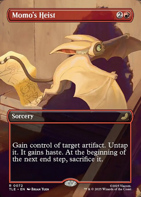 Momo's Heist (72) - BORDERLESS - FULL ART (Foil) - Avatar: The Last Airbender Eternal - Game On