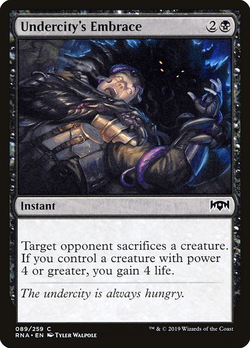 Undercity's Embrace (89) (Foil) - Ravnica Allegiance - Game On