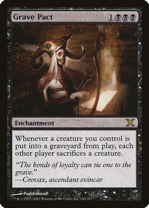 Grave Pact (144) (Foil) - Tenth Edition - Game On