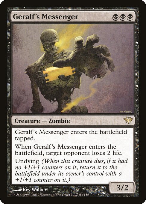 Geralf's Messenger (63) (Foil) - Dark Ascension - Game On