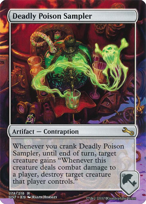 Deadly Poison Sampler (174) - BORDERLESS - FULL ART - Unstable - Game On