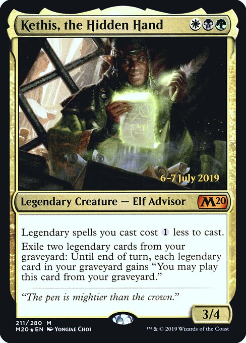 Kethis, the Hidden Hand (211s) (Foil) - Core Set 2020 Promos - Game On