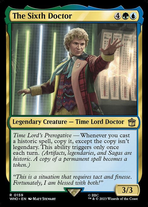 The Sixth Doctor (159) - Doctor Who - Game On
