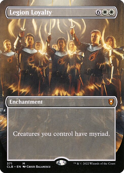 Legion Loyalty (371) - BORDERLESS - FULL ART - Commander Legends: Battle for Baldur's Gate - Game On