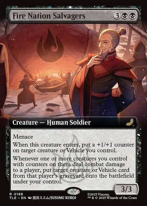 Fire Nation Salvagers (188) - EXTENDED ART - Avatar: The Last Airbender Eternal - Game On