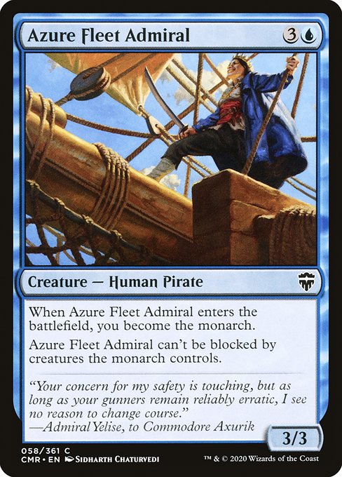 Azure Fleet Admiral (58) - Commander Legends - Game On