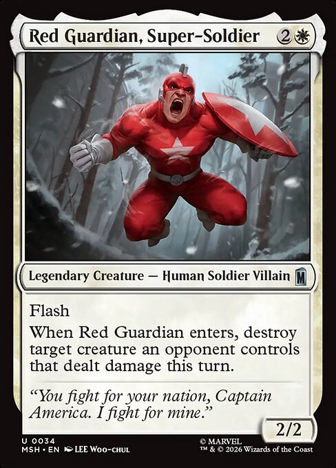 Red Guardian, Super-Soldier (34) - Marvel Super Heroes - Game On