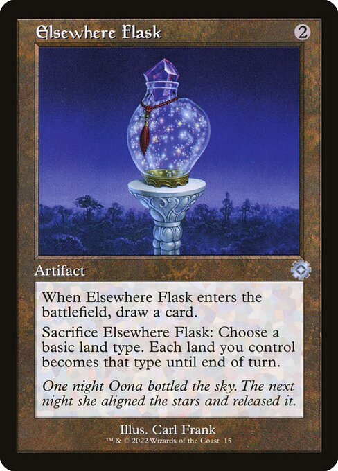 Elsewhere Flask (15) - The Brothers' War Retro Artifacts - Game On