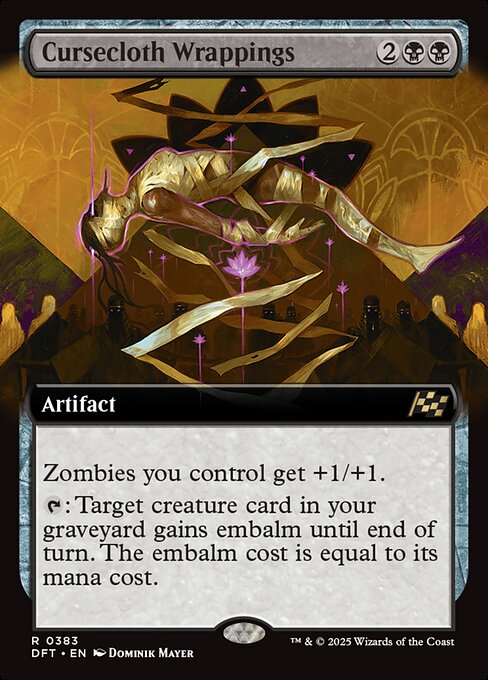 Cursecloth Wrappings (383) - EXTENDED ART - Aetherdrift - Game On