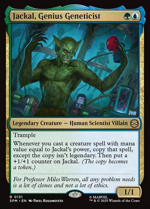 Jackal, Genius Geneticist (131) (Foil) - Marvel's Spider-Man - Game On