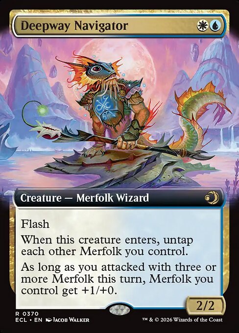 Deepway Navigator (370) - EXTENDED ART - Lorwyn Eclipsed - Game On