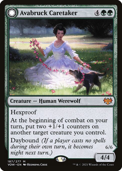 Avabruck Caretaker // Hollowhenge Huntmaster (187) - Innistrad: Crimson Vow - Game On