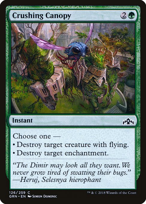 Crushing Canopy (126) (Foil) - Guilds of Ravnica - Game On