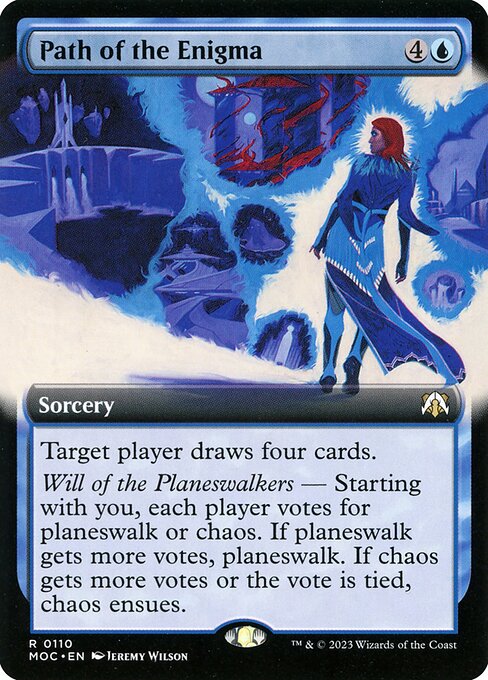 Path of the Enigma (110) - EXTENDED ART - March of the Machine Commander - Game On