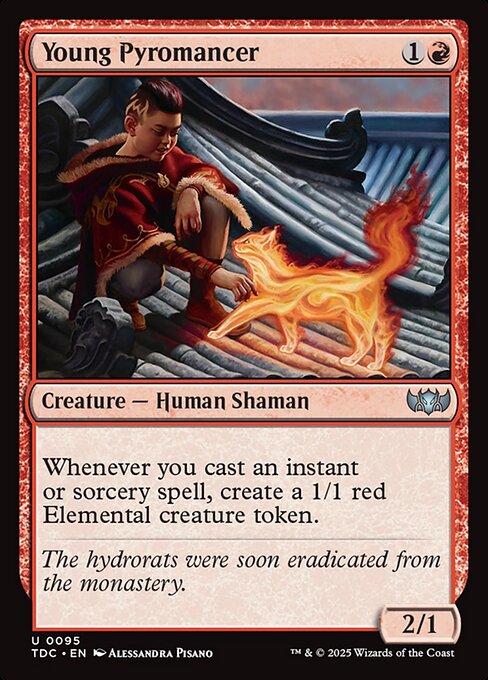 Young Pyromancer (95) - Tarkir: Dragonstorm Commander - Game On