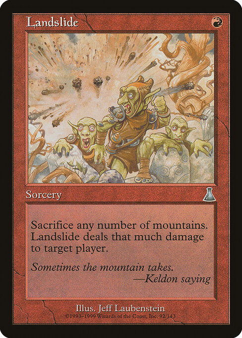 Landslide (92) - Urza's Destiny - Game On