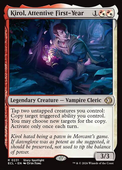Kirol, Attentive First-Year (231) (Foil) - Lorwyn Eclipsed - Game On