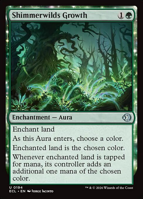 Shimmerwilds Growth (194) (Foil) - Lorwyn Eclipsed - Game On