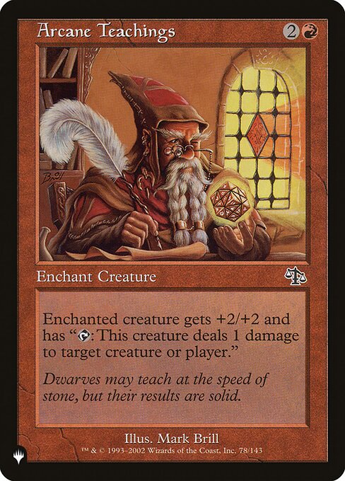 Arcane Teachings (JUD-78) - The List - Game On
