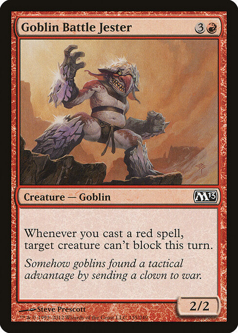 Goblin Battle Jester (135) (Foil) - Magic 2013 - Game On
