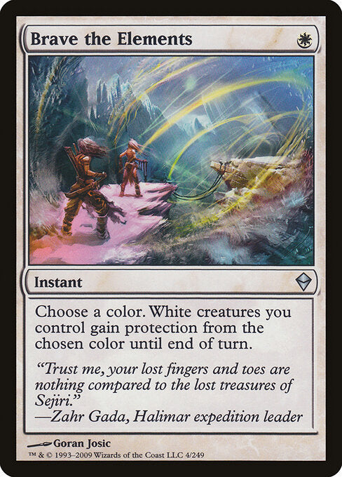 Brave the Elements (4) - Zendikar - Game On