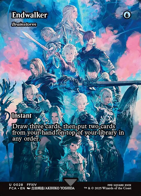 Brainstorm (28) - BORDERLESS - FULL ART - Final Fantasy: Through the Ages - Game On