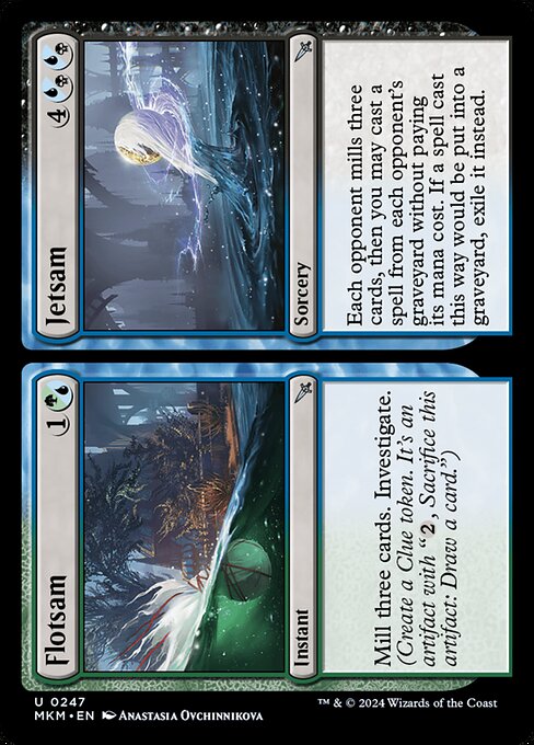 Flotsam // Jetsam (247) (Foil) - Murders at Karlov Manor - Game On