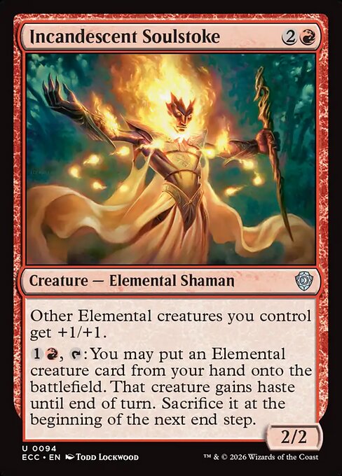 Incandescent Soulstoke (94) - Lorwyn Eclipsed Commander - Game On