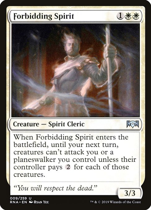 Forbidding Spirit (9) (Foil) - Ravnica Allegiance - Game On