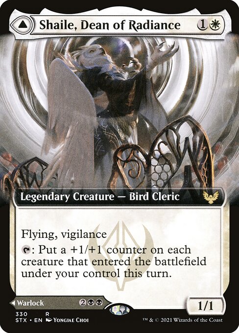 Shaile, Dean of Radiance // Embrose, Dean of Shadow (330) - EXTENDED ART (Foil) - Strixhaven: School of Mages - Game On