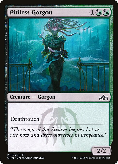 Pitiless Gorgon (218) (Foil) - Guilds of Ravnica - Game On