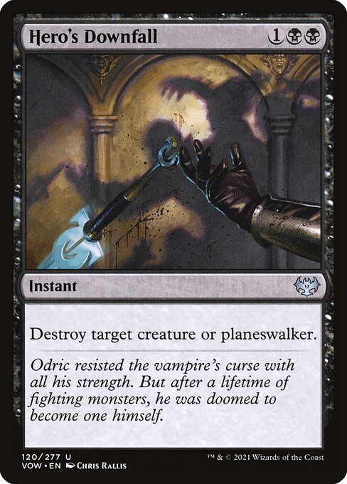 Hero's Downfall (120) - Innistrad: Crimson Vow - Game On