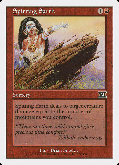 Spitting Earth (208) - Classic Sixth Edition - Game On