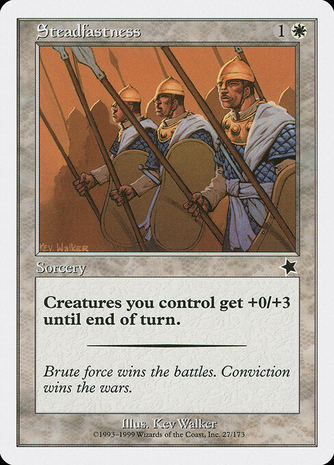 Steadfastness (27) - Starter 1999 - Game On