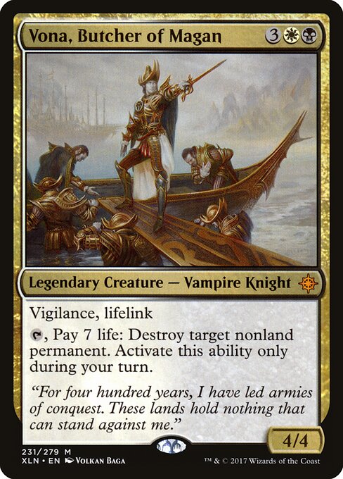 Vona, Butcher of Magan (231) (Foil) - Ixalan - Game On