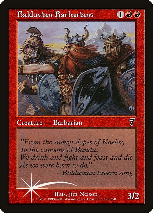 Balduvian Barbarians (173★) - Seventh Edition - Game On