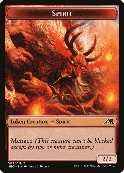 Spirit (9) - Kamigawa: Neon Dynasty Tokens - Game On