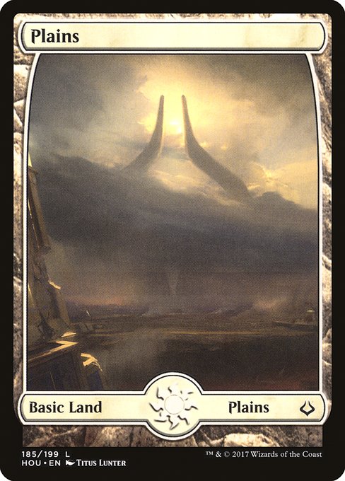 Plains (185) - FULL ART (Foil) - Hour of Devastation - Game On
