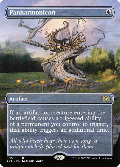 Panharmonicon (395) - BORDERLESS - FULL ART (Foil) - Double Masters 2022 - Game On