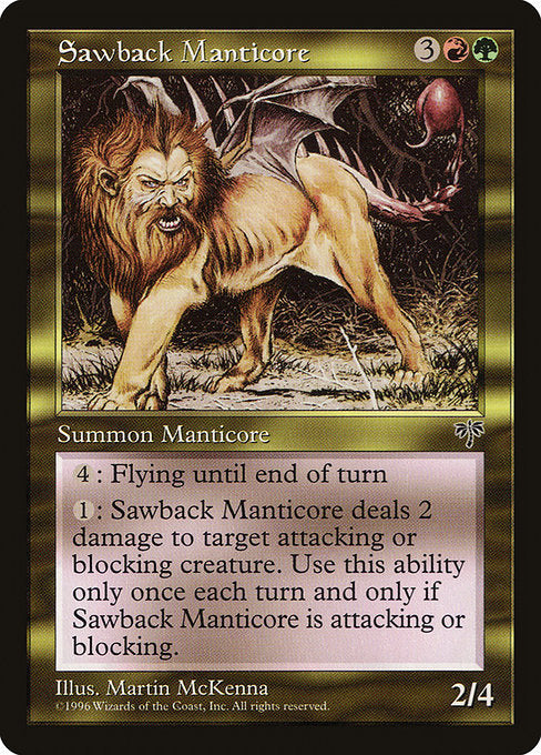 Sawback Manticore (281) - Mirage - Game On