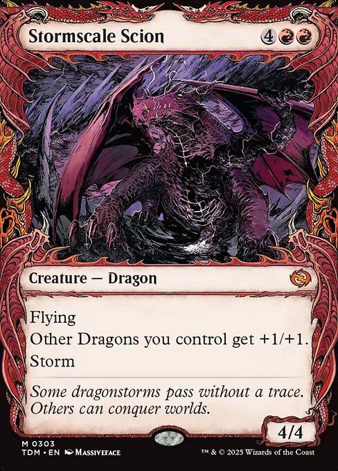 Stormscale Scion (303) - SHOWCASE - Tarkir: Dragonstorm - Game On