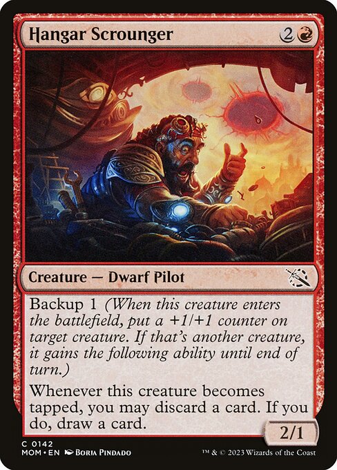 Hangar Scrounger (142) (Foil) - March of the Machine - Game On