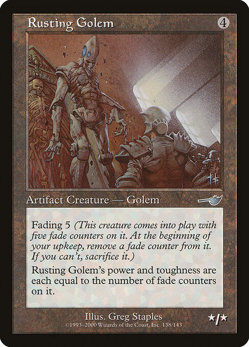Rusting Golem (138) - Nemesis - Game On