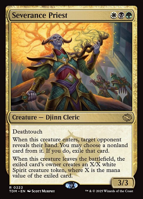 Severance Priest (222p) (Foil) - Tarkir: Dragonstorm Promos - Game On