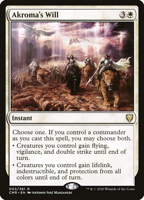Akroma's Will (3) - Commander Legends - Game On
