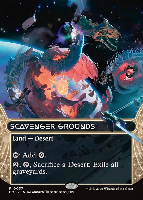 Scavenger Grounds (37) - BORDERLESS - FULL ART (Foil) - Edge of Eternities: Stellar Sights - Game On