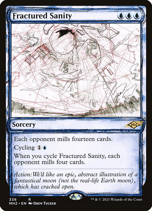 Fractured Sanity (336) - SHOWCASE (Foil) - Modern Horizons 2 - Game On