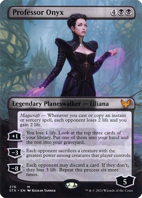 Professor Onyx (276) - BORDERLESS - FULL ART - Strixhaven: School of Mages - Game On