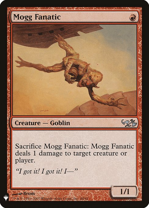 Mogg Fanatic (DD1-44) - The List - Game On